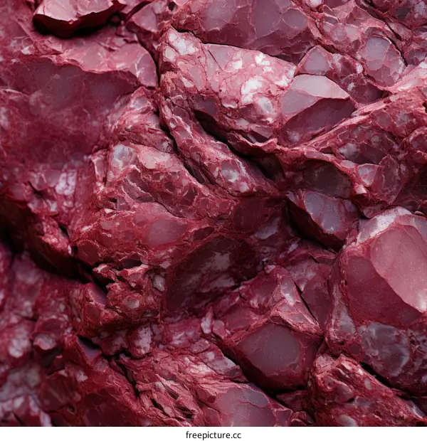 Red and Pink Marble Texture for Background or Design