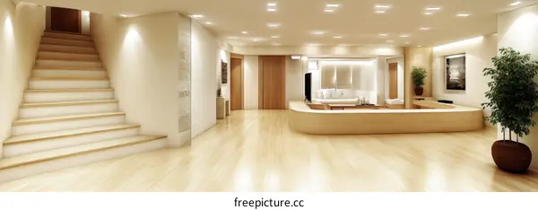 Modern Interior Design Living Room Illustration