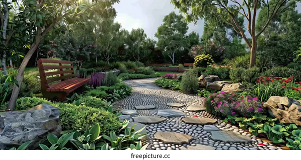 Nature Landscape Garden Design Renderings