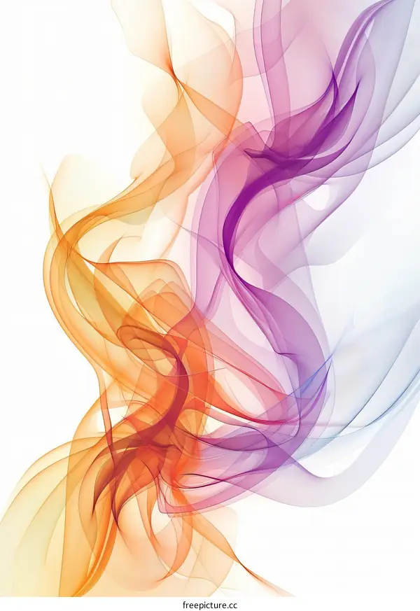 Vibrant Abstract Art Background - Colorful Brushstrokes