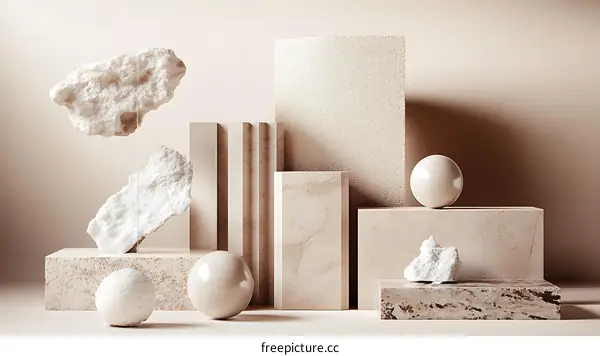 Abstract Minimalist Geometric Composition