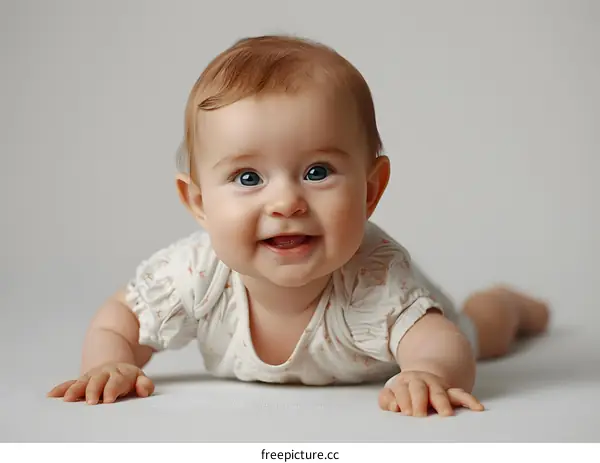 Portrait of a happy baby