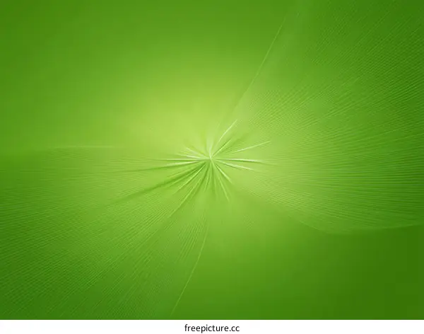 Abstract Green Radiating Lines Background Design