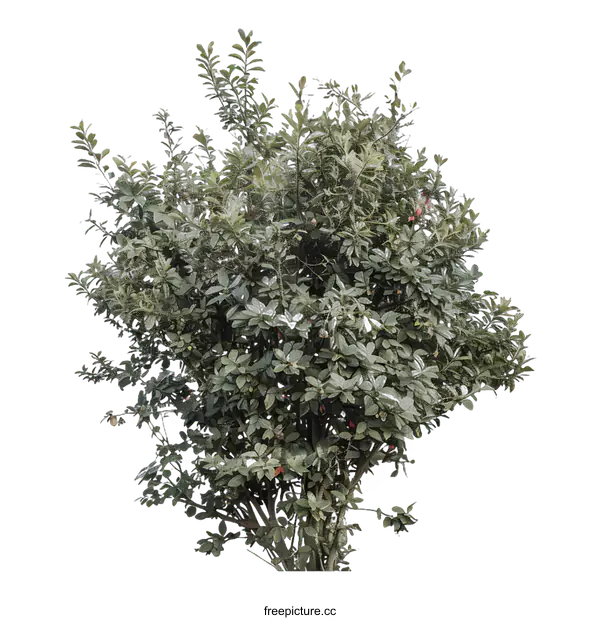 [Transparent Background PNG]Green Bush Isolated on White Background