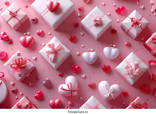 Various Valentines Day gifts