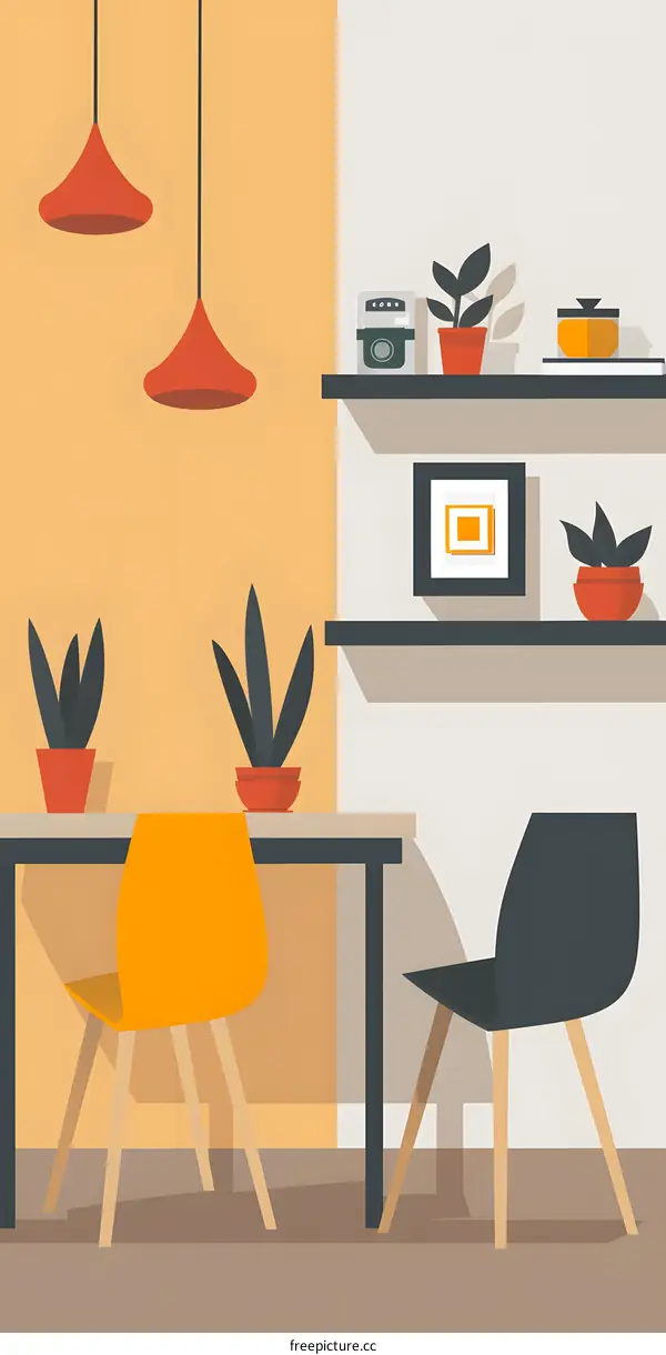 Modern Minimalist Living Room with Minimalist Design