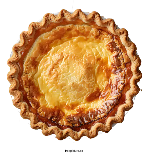 [Transparent Background PNG]Classic Buttermilk Pie