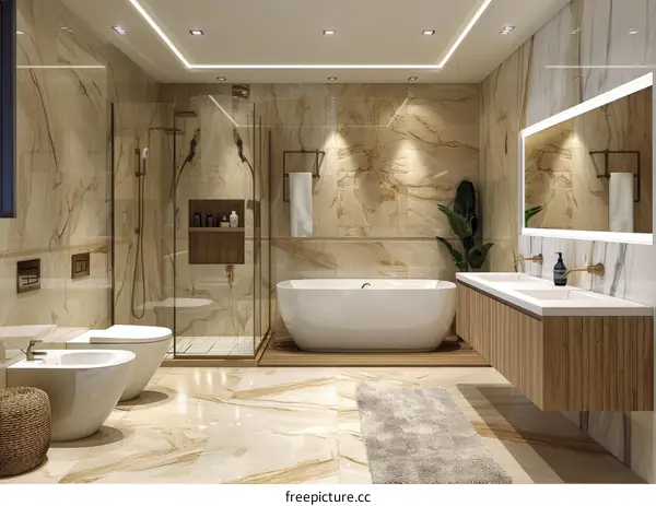 Modern Luxury Bathroom Interior Design