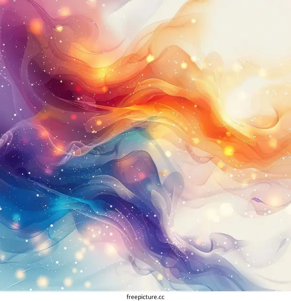 Colorful Sketch Abstract Painting