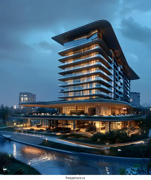 The future city building