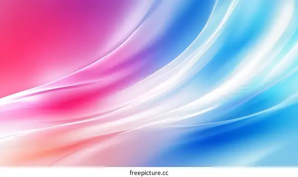 Abstract Colorful Flowing Lines Background