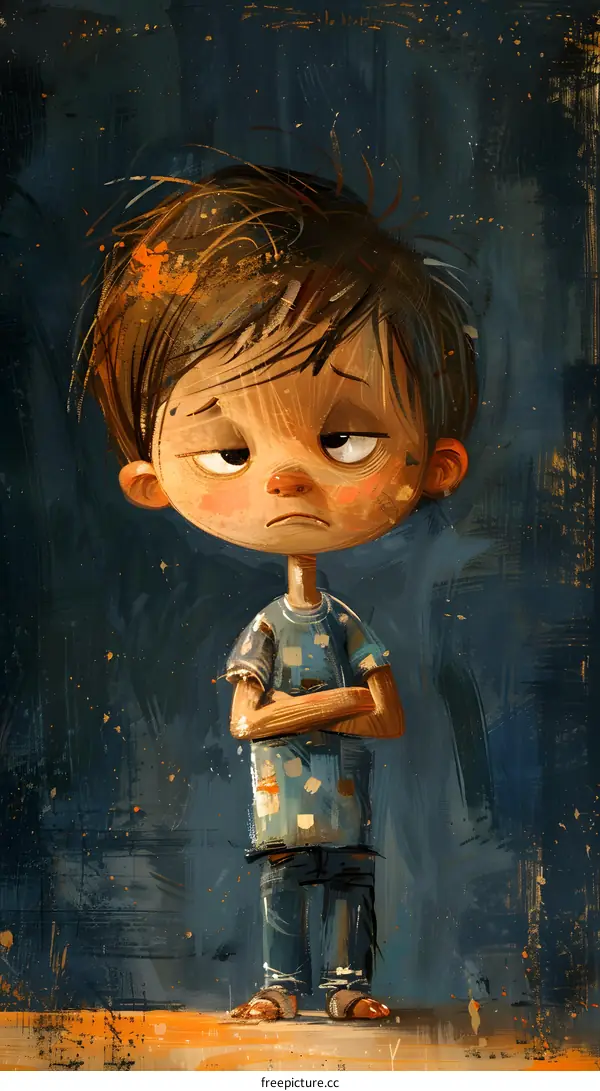 boy with crossed arms