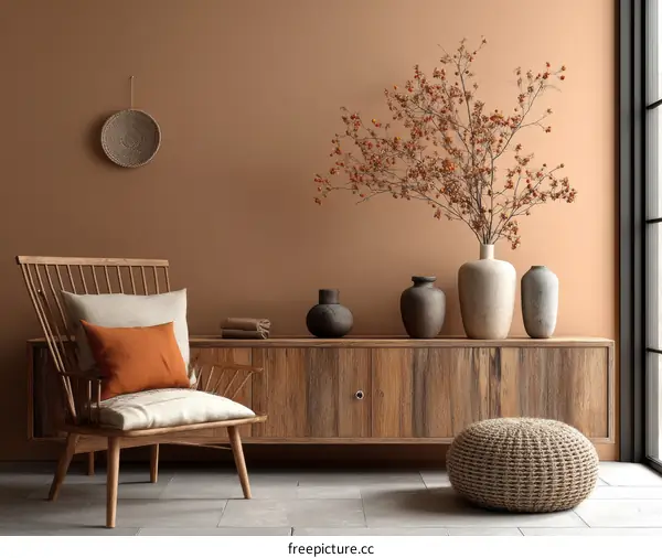 Modern Rustic Living Room Interior Design