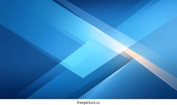 Abstract Blue Geometric Shapes Background Design