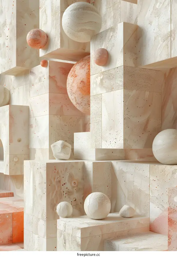 3D Abstract Art Shapes