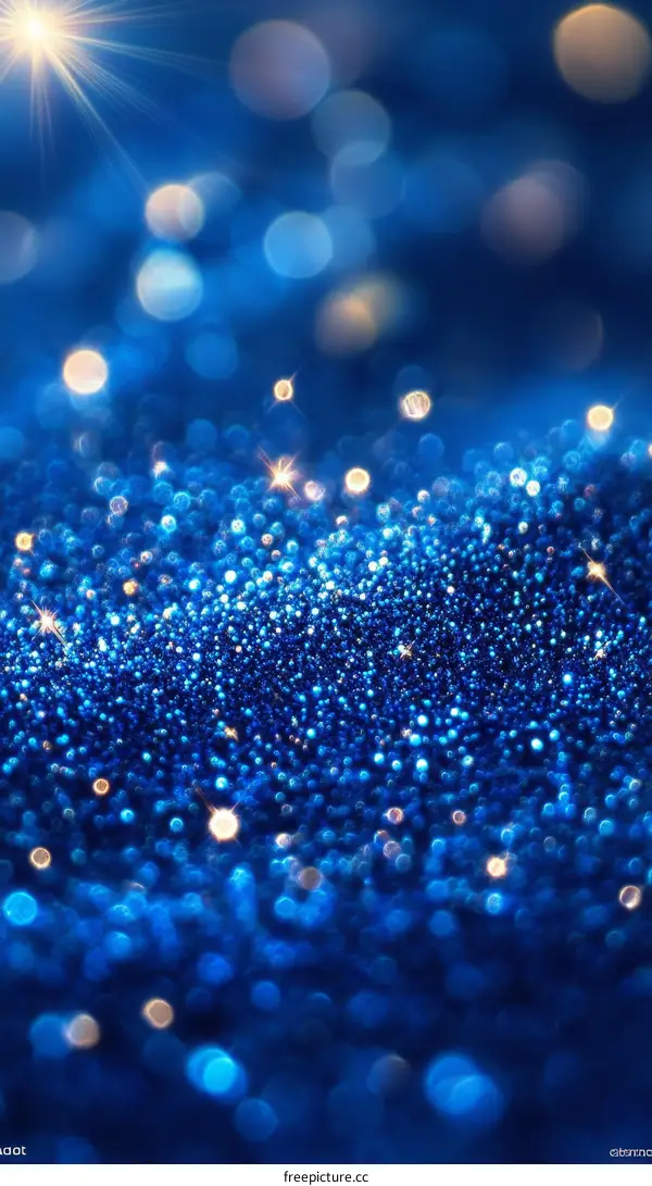 Sparkling Blue Background Texture