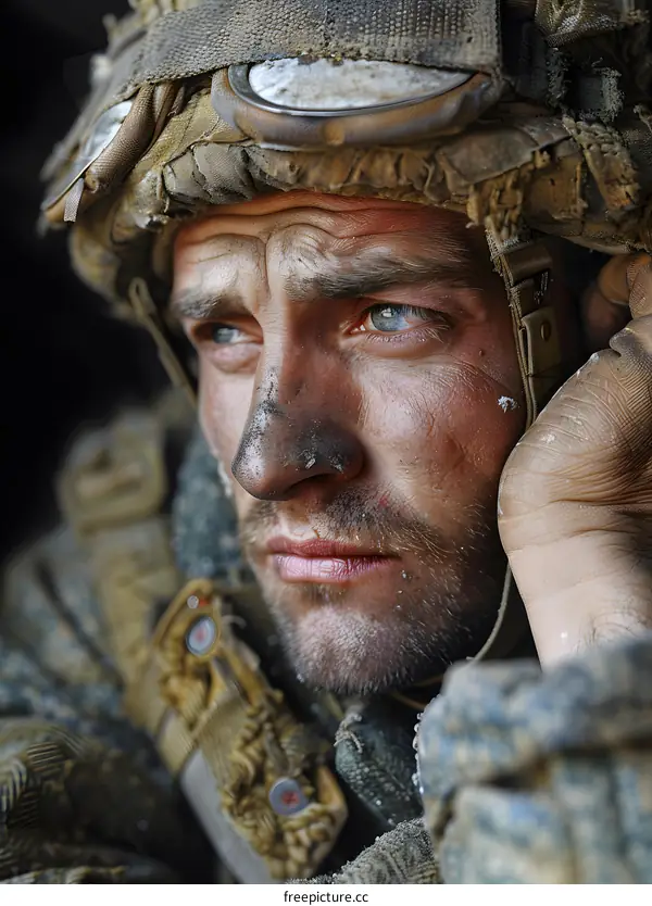 Portrait of a soldier