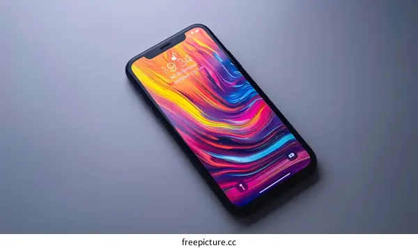 Colorful Abstract Phone Wallpaper