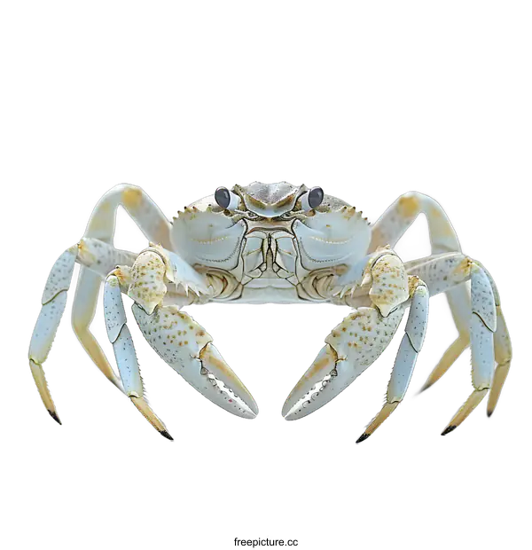 [Transparent Background PNG]A Ghost Crab on White Background