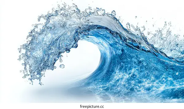 Dynamic Water Wave Splash