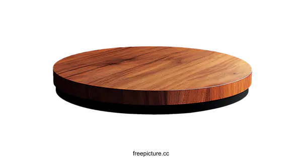 [Transparent Background PNG]Wooden Round Display Stand