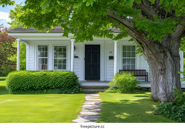 Charming cottage with a welcoming front porch