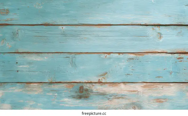 Vintage Light Blue Wooden Plank Background Texture