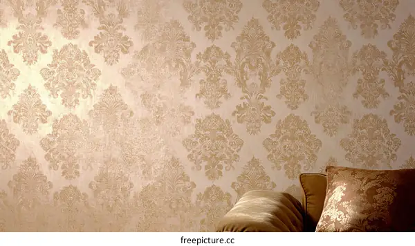 Elegant Damask Wallpaper Design