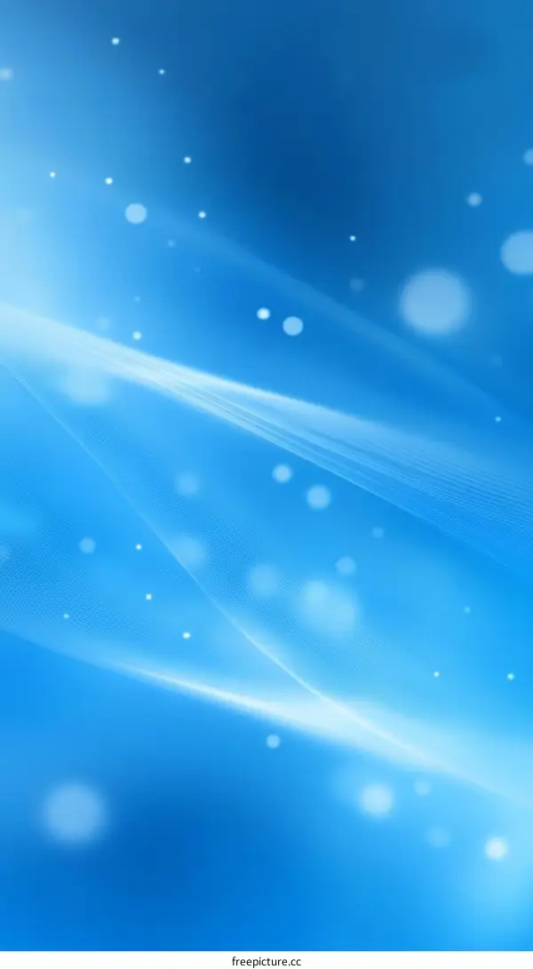 Abstract Blue Background Design with Light Lines