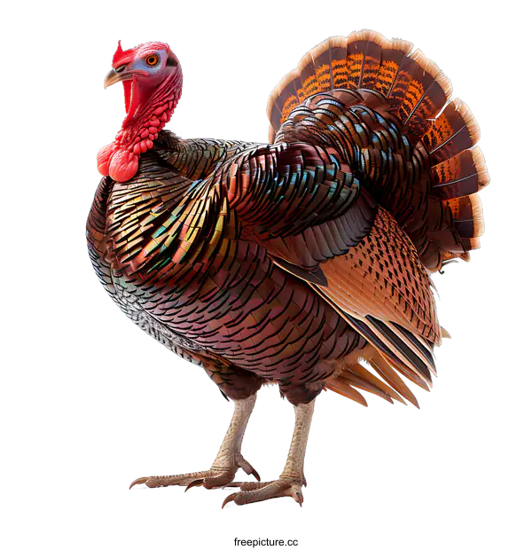 [Transparent Background PNG]A Thanksgiving turkey