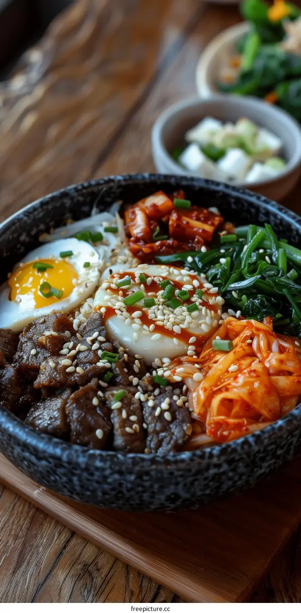 Korean Rice Bowl: Bibimbap