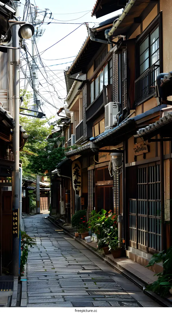 Traditional Japanese Alleyway