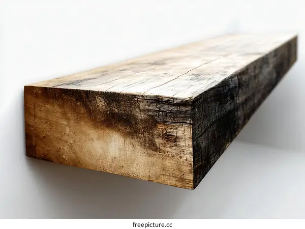 Rustic Wooden Wall Shelf