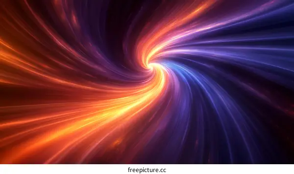 Abstract Colorful Spiral Design