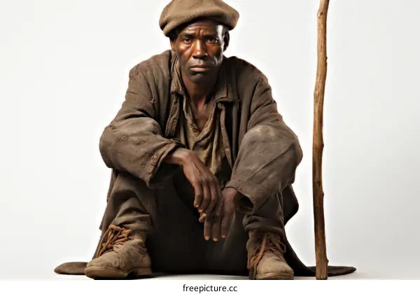 Portrait of an Elderly African Man