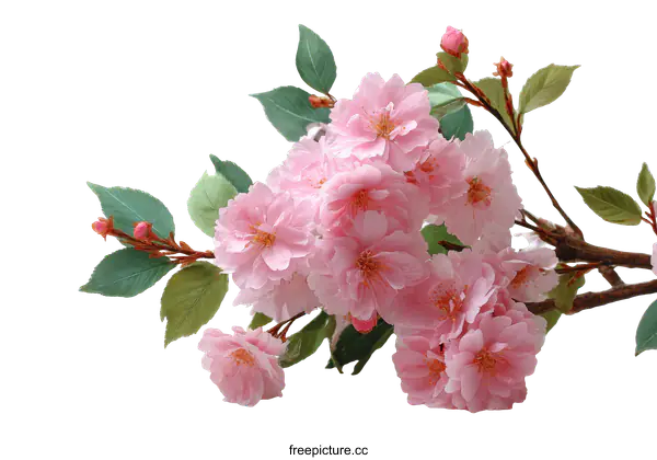 [Transparent Background PNG]Spring Cherry Blossoms Branch