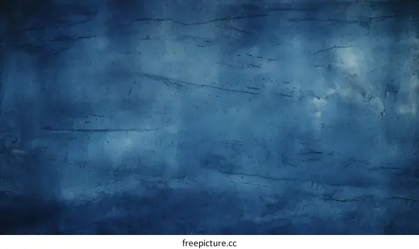 Blue Grunge Paint Peeling Wall Texture