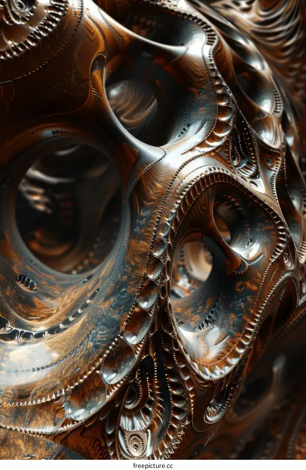 Abstract Metallic Structure Design