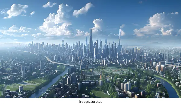 Science fiction city