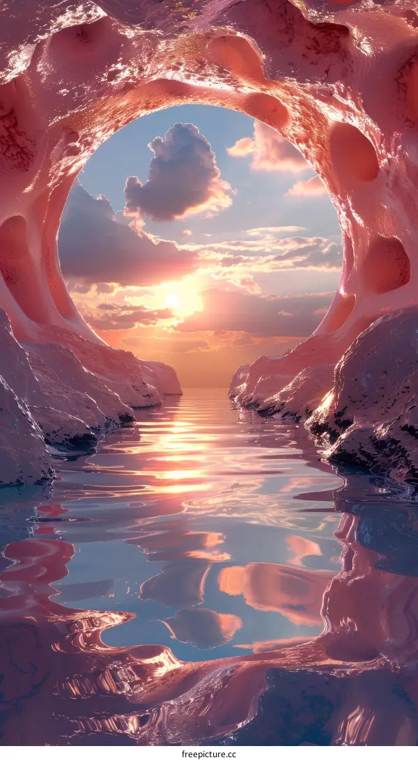 Sunset Over the Rocky Mountains