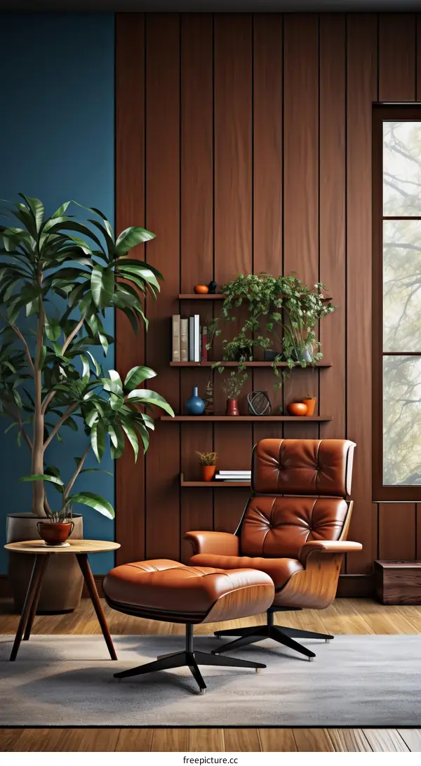 Mid Century Modern Interior Design for Living Room