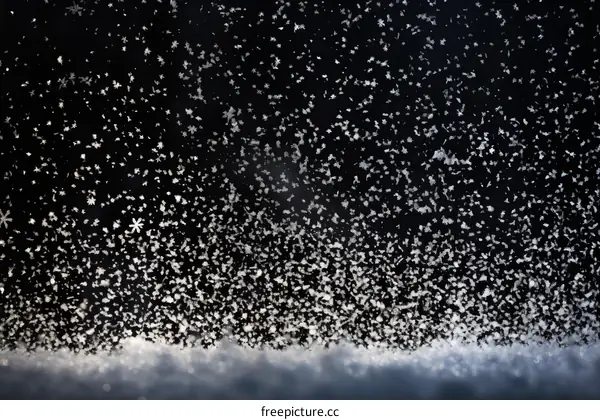 Close-up of snowflakes on a frosted window