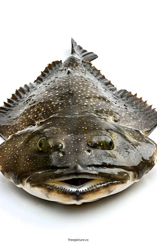 Fresh Fish on White Background