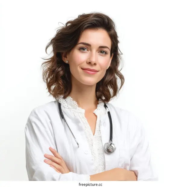Confident Female Doctor Portrait