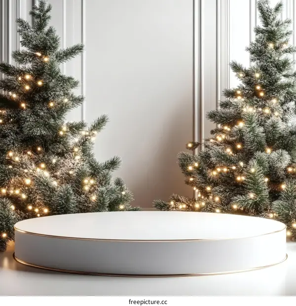 Elegant Christmas Display Platform