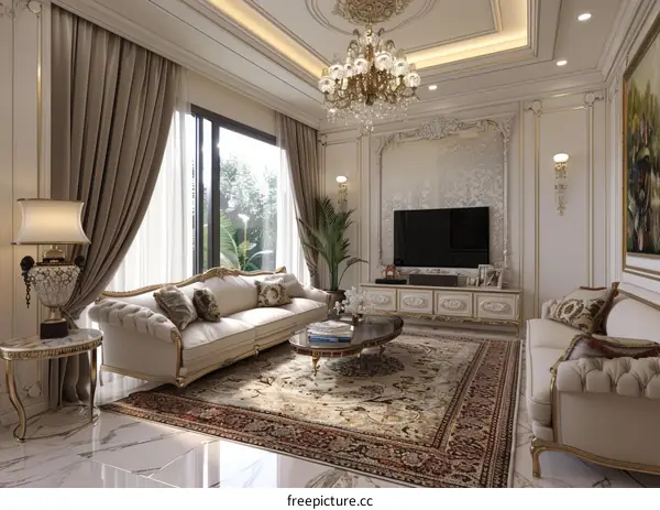 Luxury Living Room Interior Design