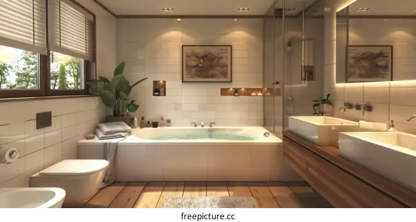 Modern Contemporary Bathroom Design Interior