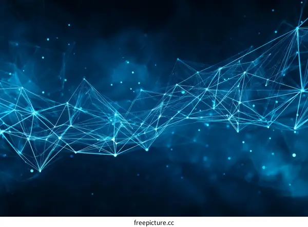 Abstract Network Design Illustration