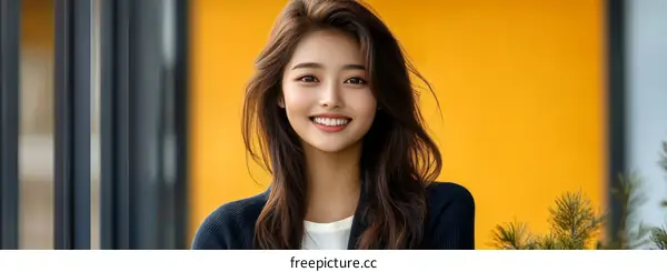 Portrait of a Beautiful Asian Woman