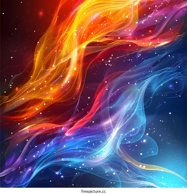 Fire and Ice Abstract